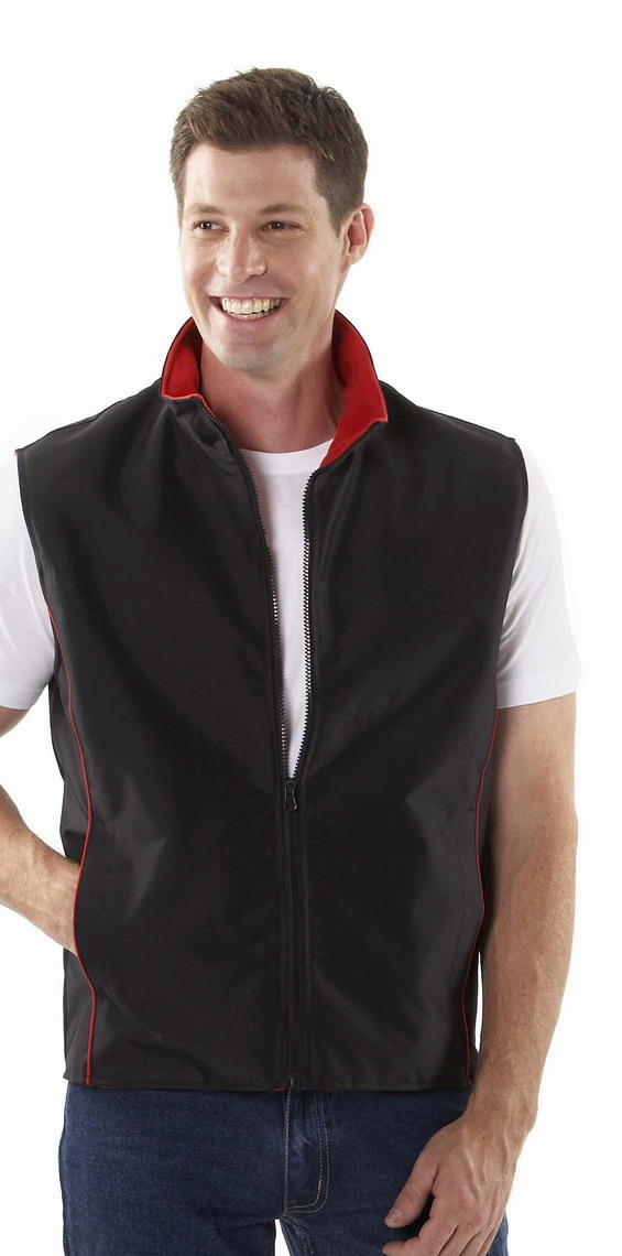 piping vest mens